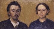 Vilhelm Hammershoi, Double Portrait of the Artist and his Wife